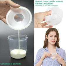 2 Pcs - Silicone Wearable Breast Milk Collector ( With Box )